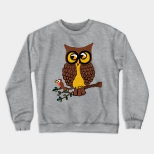 Vintage Owl Crewneck Sweatshirt